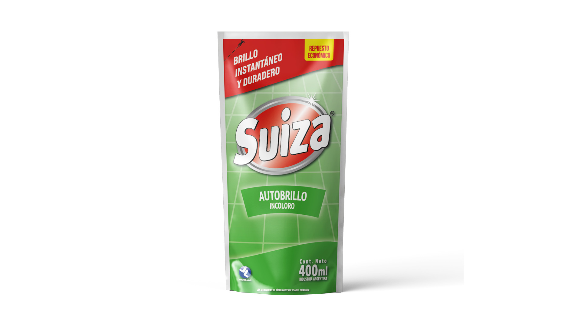 Autobrillo Suiza Incoloro Doypack